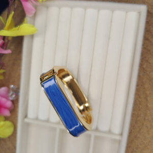 MN-A18 Blue Square design Meenakari Kada