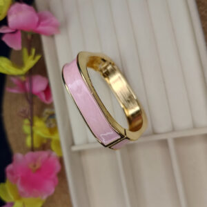 MN-A19 Square design Pink Meenakari Kada