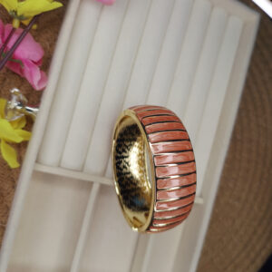 MN-A22 Pink Meenakari Kada